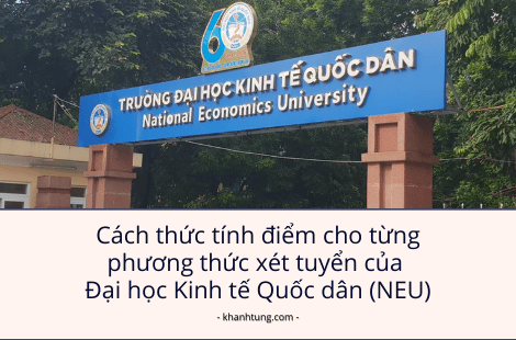 Hình ảnh cổng trường đại học kinh tế quốc dân